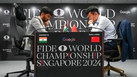 World Chess Championship: உலக செஸ் சாம்பியன்ஷிப்: டிங்குடன் 2-வது ஆட்டத்தை டிரா செய்தார் குகேஷ் (AFP)