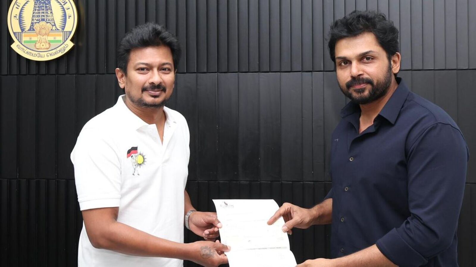 " விவசாயிகள் ரொம்ப பாவம்.. களநிலவரம் வேற...இழப்பீட்டை சீக்கிரமா கொடுங்க.." - உதய நிதியை சந்தித்த கார்த்தி!