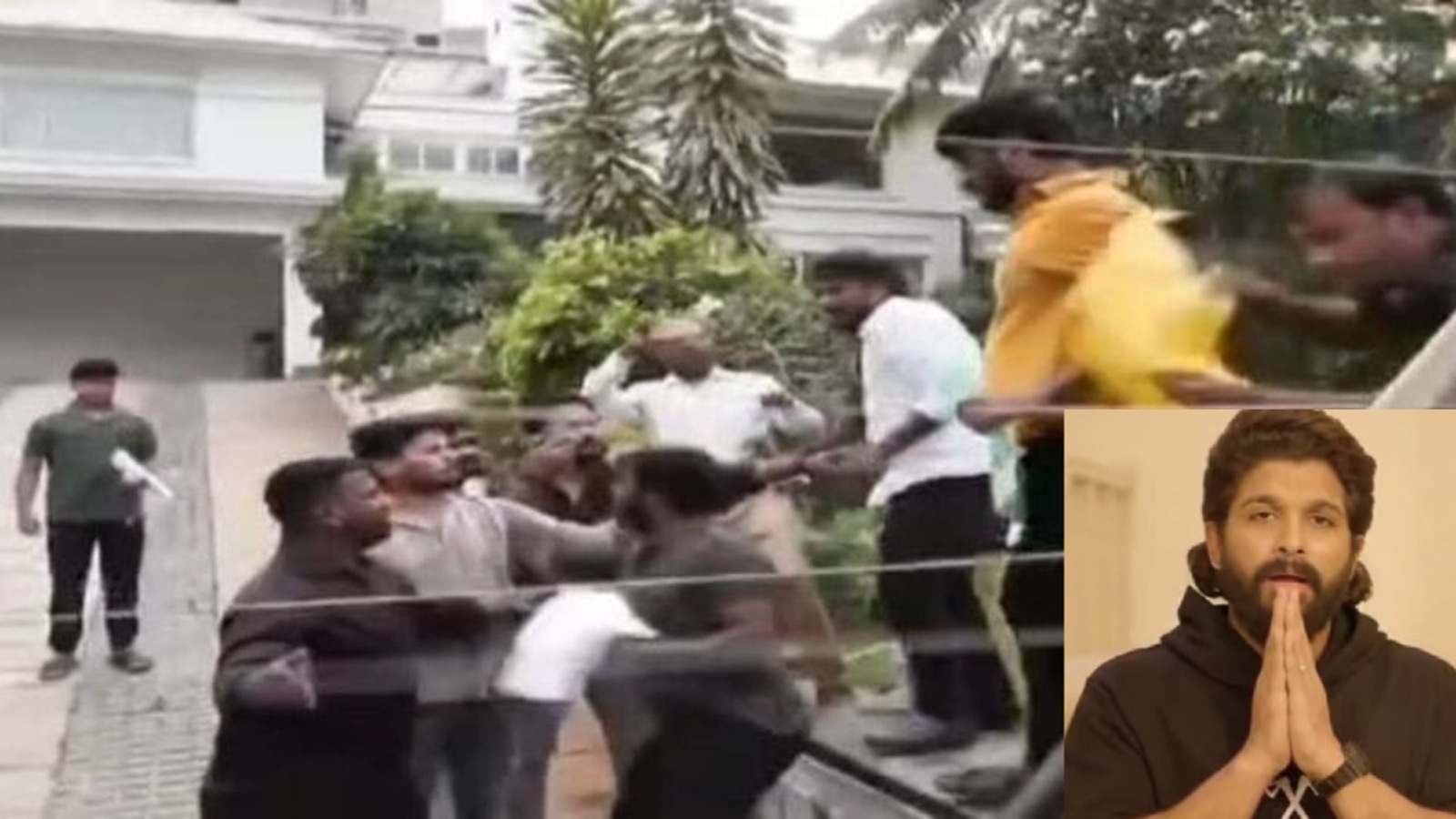 அல்லு அர்ஜூன் வீட்டின் மீது கல் வீசிய மர்ம நபர்கள்! இந்த அமைப்பைச் சேர்ந்தவர்களா? வெளியான தகவல்!