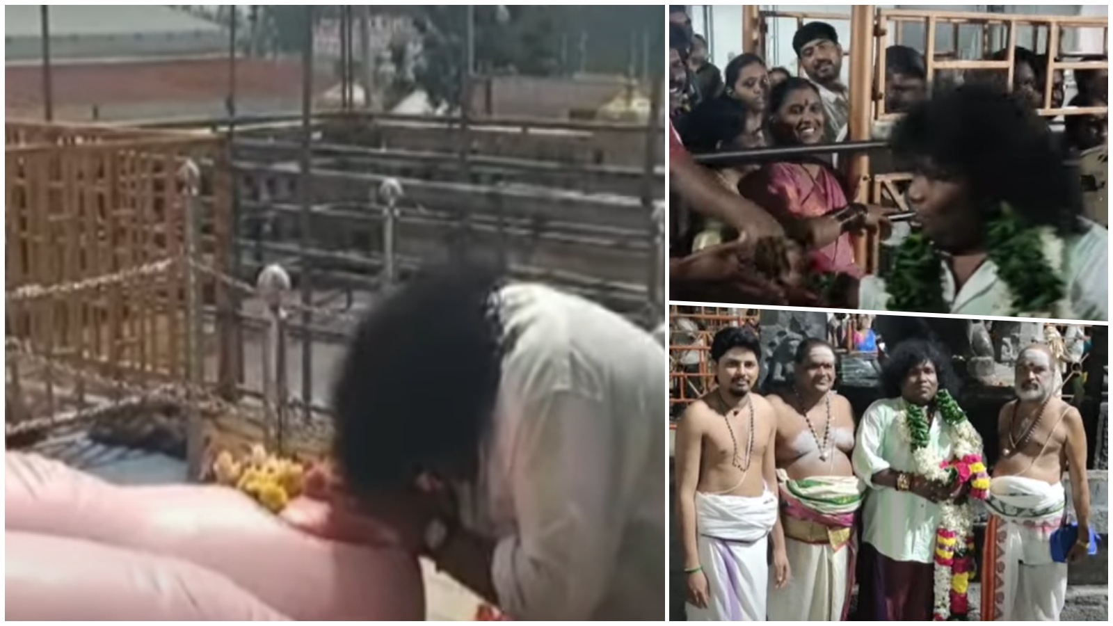 ஆன்மிக பயணத்தில் யோகி பாபு.. உலகின் மிக உயரமான முருகன் கோயில், அண்ணாமலையார் கோயிலில் அடுத்தடுத்து சாமி தரிசனம்