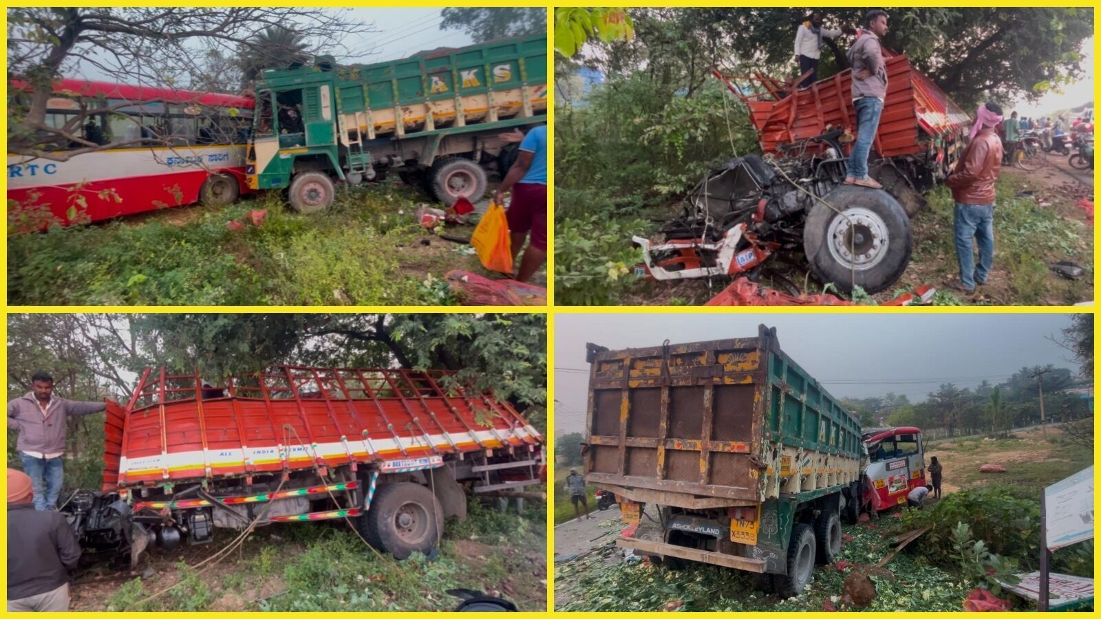 ‘மூன்று வாகனங்கள் அடுத்தடுத்து மோதல்.. 4 பேர் பலி.. 30 பேர் காயம்’ ராணிப்பேட்டை அருகே பயங்கரம்!