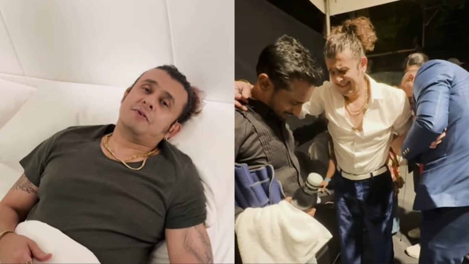 Sonu Nigam: வலியை பொருப்படுத்தாமல் இசை நிகழ்ச்சியில் ஆடல் பாடல்.. முதுகெலும்பில் ஊசி குத்திய உணர்வு.. சோனு நிகம் வீடியோ