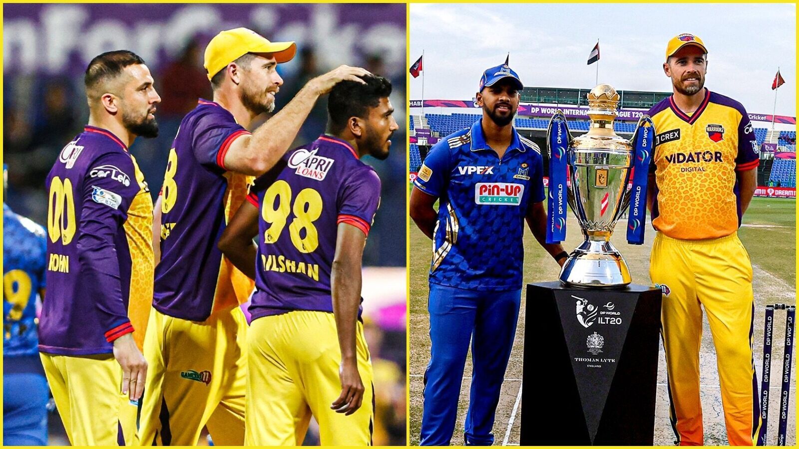 International League T20 : MI அணியை வீழ்த்தி முதல் முறையாக முன்னேறியது ஷார்ஜா வாரியர்ஸ்!