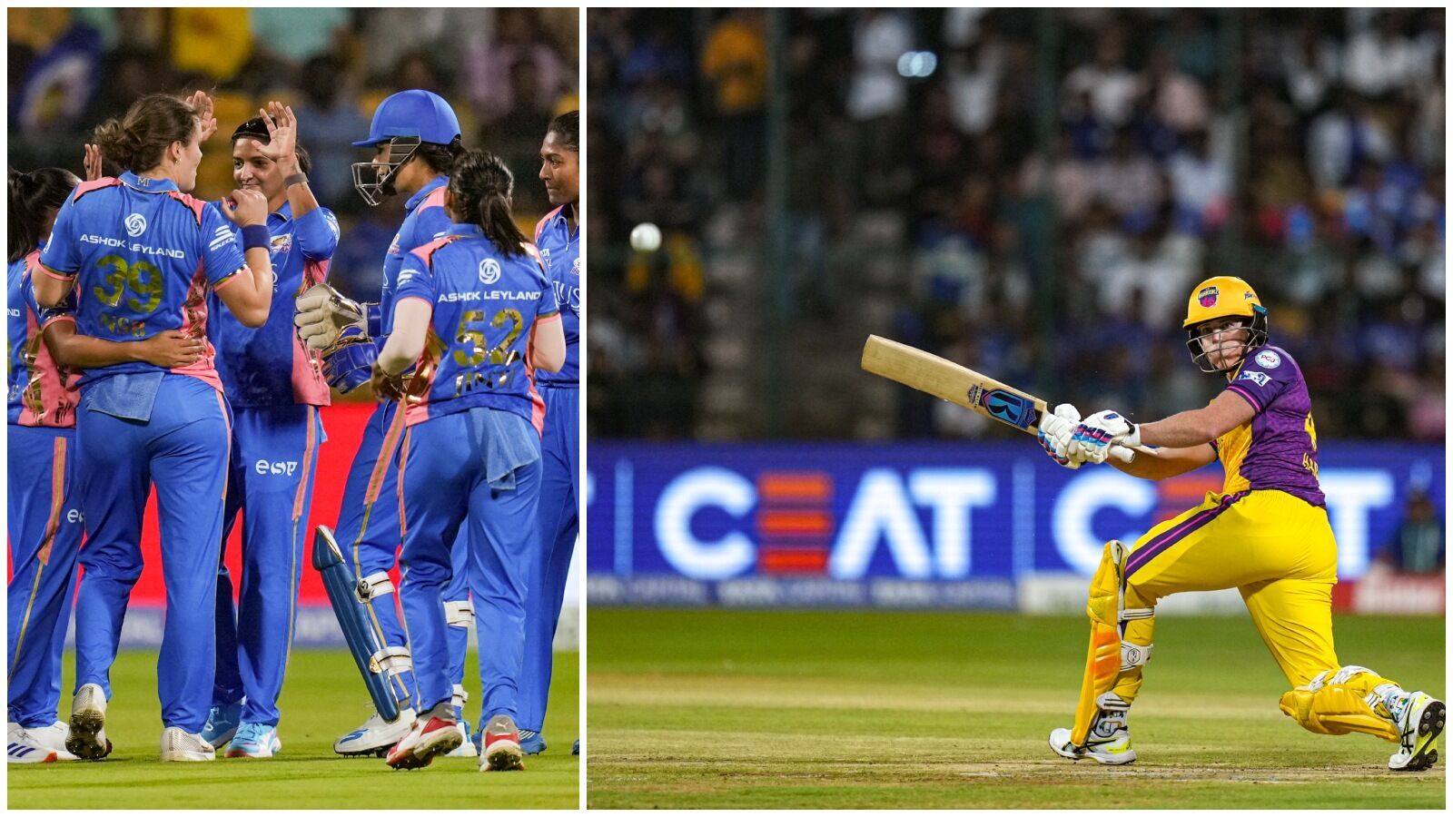 டபிள்ல்யூபிஎல் 2025: அதிரடியில் மிரட்டிய கிரேஸ் ஹாரிஸ்.. பவுலிங்கில் கட்டுப்படுத்திய பிரண்ட்