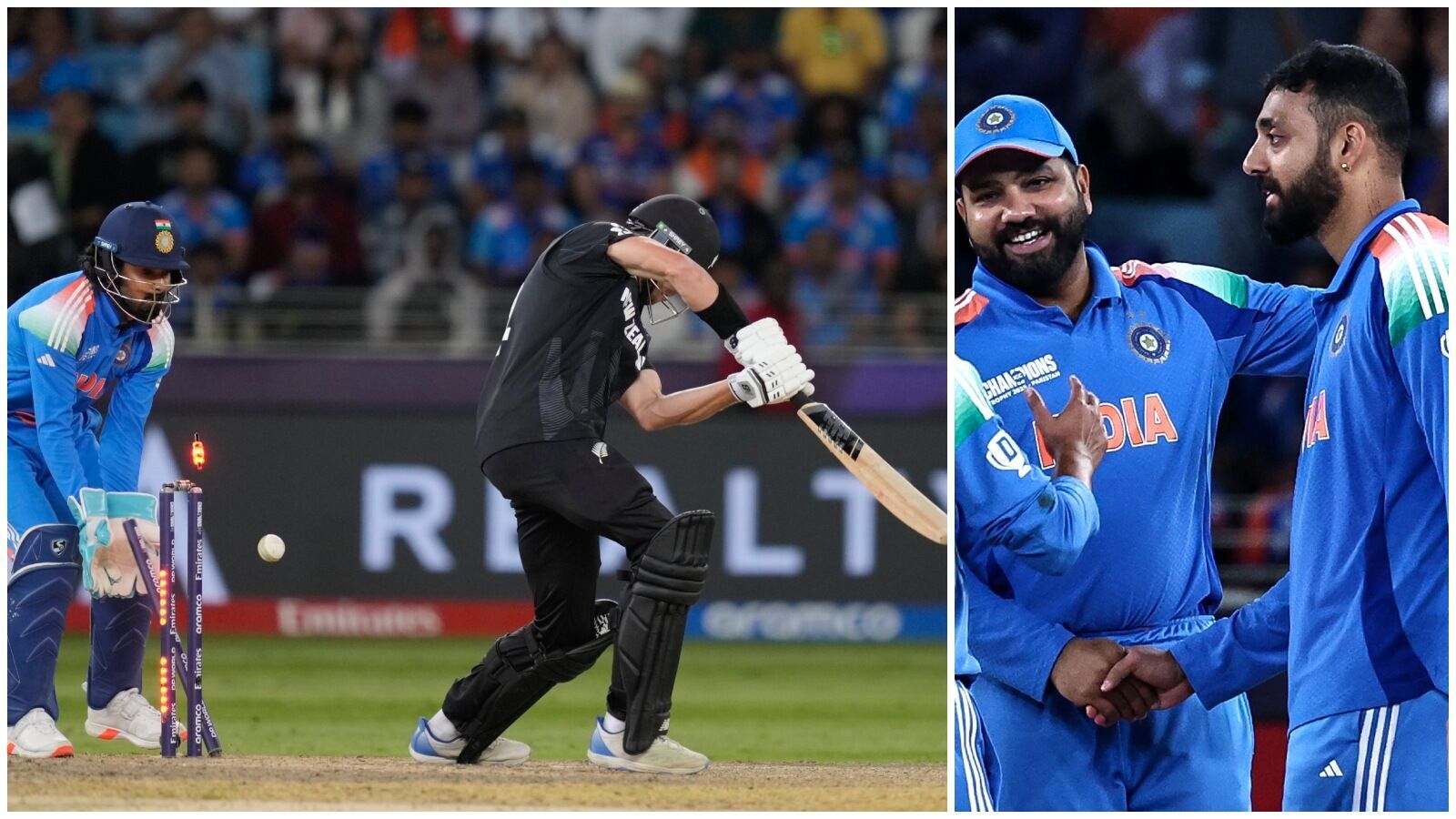 ஐசிசி சாம்பியன்ஸ் டிராபி 2025: சுழல் ஜாலம் செய்த சக்கரவர்த்தி.. ஆல்அவுட்டான நியூசிலாந்து - செமி பைனலில் ஆஸி.,யுடன் மோதல்