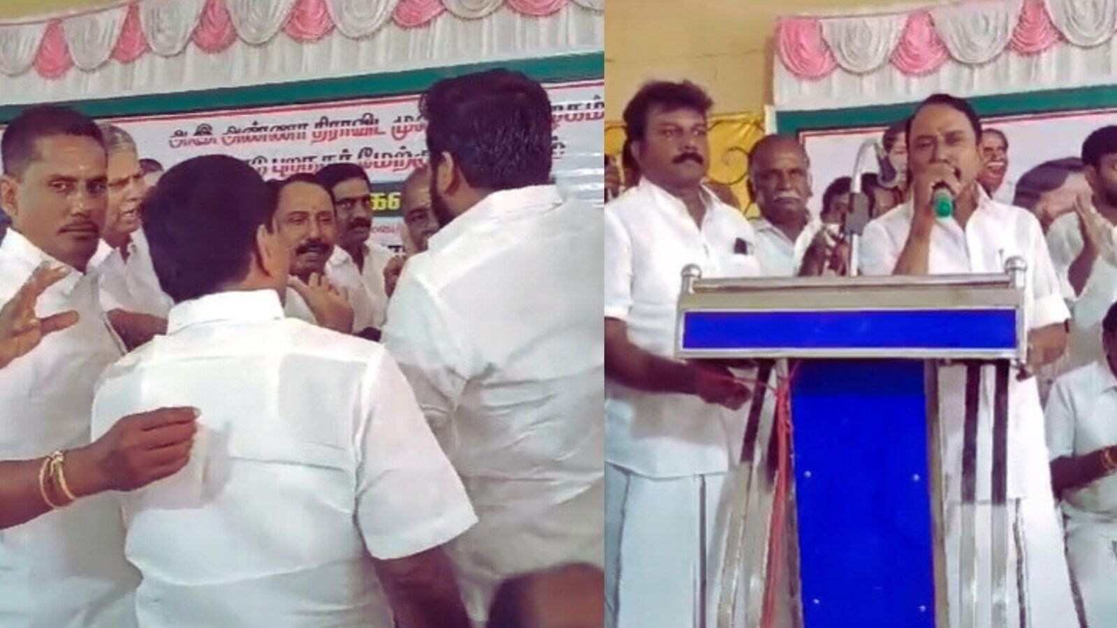 செங்கோட்டையன் முன்னிலையில் அதிமுகவினர் கடும் மோதல்.. ஈரோடு செயல்வீரர்கள் கூட்டத்தில் அடிதடி.. பறந்த சேர்கள்!