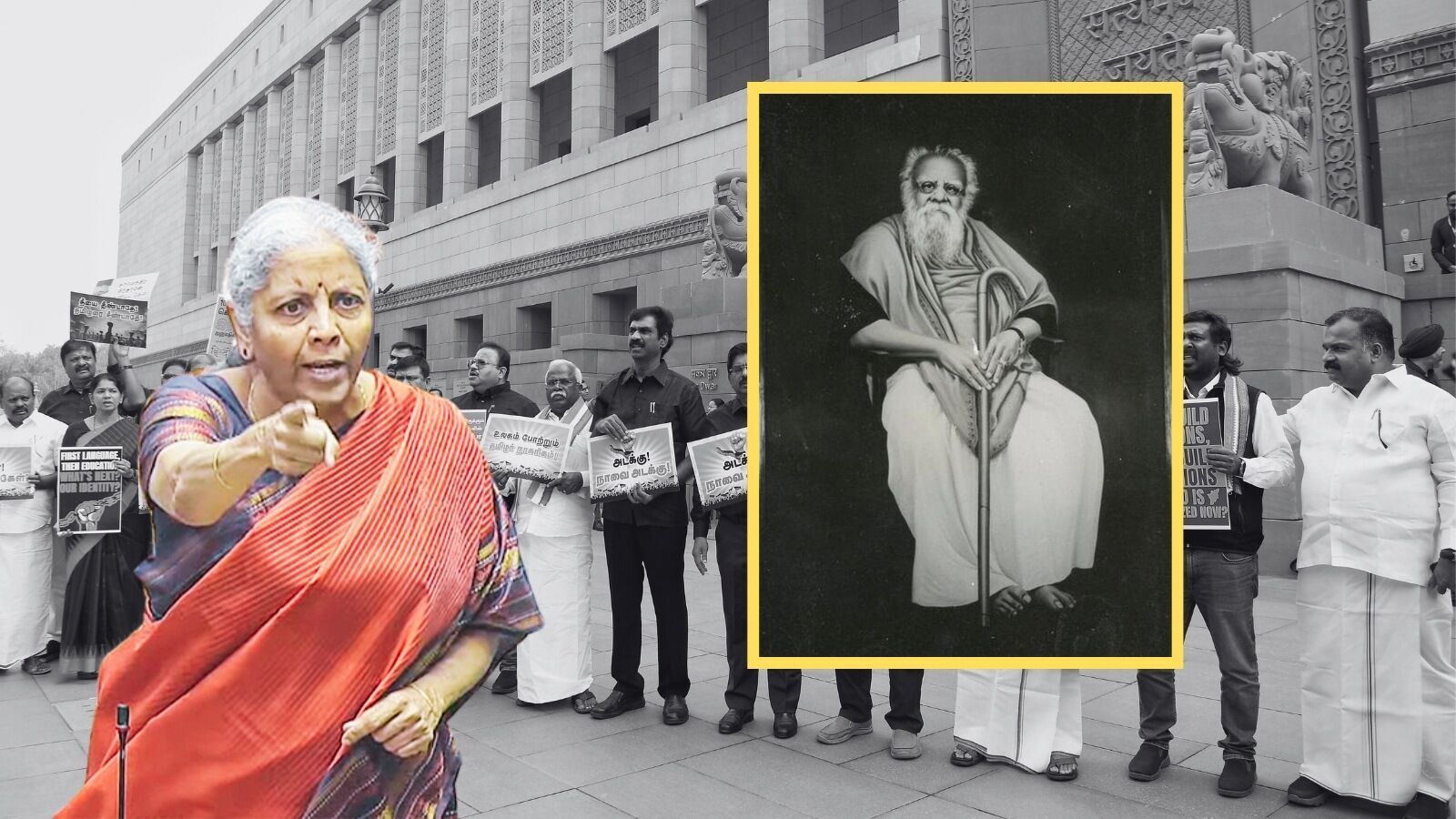 ‘அமைச்சர் பேசியது தவறு என்றால்.. பெரியார் பேசியது என்ன?’ திமுகவினரை அலறவிட்ட நிர்மலா சீதாராமன்!