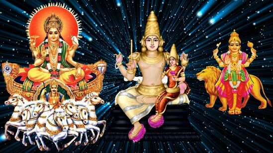 அடுத்து சூரிய பகவான், சுக்கிரன் ஆகியவற்றின் கலவையானது உருவானது. இப்படி மாறி மாறி சூரிய பகவான் மற்றும் புதனின் சேர்க்கையால் புத ஆதித்ய யோகமும், சூரிய பகவான் மற்றும் சுக்கிரனின் சேர்க்கையால் லட்சுமி நாராயண யோகமும், சூரிய பகவான், புதன், சுக்கிர பகவானின் சேர்க்கையால் திரிகிரஹி யோகமும் உண்டானது.இப்படி ஹோலிக்குப் பின் உண்டான பல்வேறு யோகங்களால் அதிர்ஷ்டத்தைப் பெறப்போகும் ராசிகள் குறித்துக் காண்போம்.