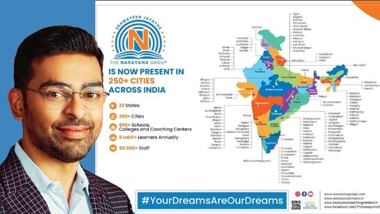 Narayana Educational Institutions: ‘12 மாநிலங்களில் 52 புதிய வளாகங்கள்’ விரிவடையும் நாராயண கல்வி நிறுவனங்கள்! Narayana Educational Institutions: ‘12 மாநிலங்களில் 52 புதிய வளாகங்கள்’ விரிவடையும் நாராயண கல்வி நிறுவனங்கள்!