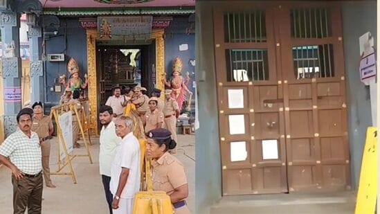 மேல்பாதி கோயில் சர்ச்சை: பட்டியலின மக்கள் வழிபாட்டுக்கு திறக்கப்பட்ட மேல்பாதி கோயில் மீண்டும் மூடல்! உச்சகட்ட பரபரப்பு! மேல்பாதி கோயில் சர்ச்சை: பட்டியலின மக்கள் வழிபாட்டுக்கு திறக்கப்பட்ட மேல்பாதி கோயில் மீண்டும் மூடல்! உச்சகட்ட பரபரப்பு!