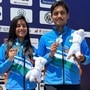 துப்பாக்கி சுடுதல் உலகக் கோப்பை: ஏர் ரைபிள் கலப்பு அணியில் ருத்ராங்ஷ்-ஆர்யா ஜோடி வெள்ளிப் பதக்கம் வென்றது