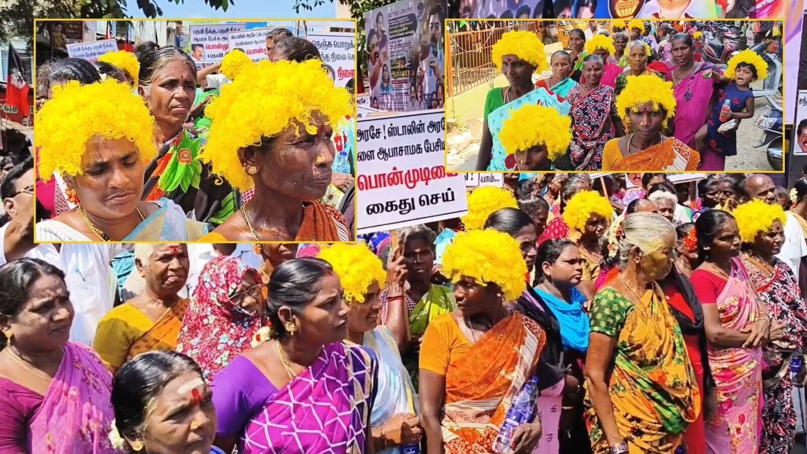 ‘பொன்முடி’ அணிந்து பொன்முடிக்கு எதிராக கண்டன ஆர்பாட்டம்.. இறங்கி அடிக்கும் அதிமுக!
