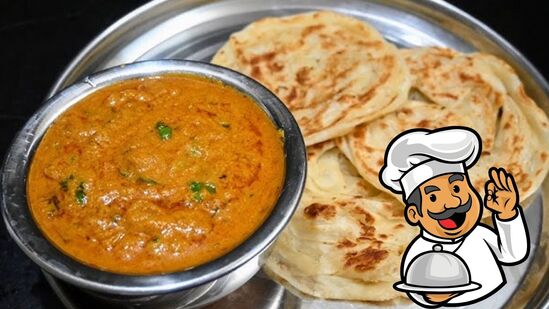 பரோட்டாவிற்குரிய சால்னா நன்கு ஒட்டுமொத்தமாக கொதித்து வந்ததும், கரண்டியில் எடுத்து, உப்பு சரியாக இருக்கிறதா எனப் பார்த்துவிட்டு இறக்கவும். இப்போது, பரோட்டாவுடன் சூடாக இந்த சால்னாவை பரிமாறவும். செம ருசியாக இருக்கும்.  