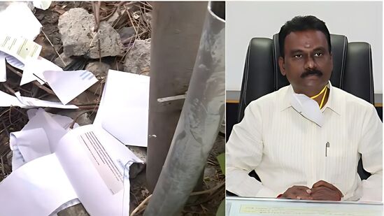 ED ரெய்டு எதிரொலி! டாஸ்மாக் அதிகாரி வீட்டு வெளியே கிழித்து போடப்பட்ட பேப்பர் துண்டுகள்! எடுத்துச் சென்ற அதிகாரிகள்! ED ரெய்டு எதிரொலி! டாஸ்மாக் அதிகாரி வீட்டு வெளியே கிழித்து போடப்பட்ட பேப்பர் துண்டுகள்! எடுத்துச் சென்ற அதிகாரிகள்!