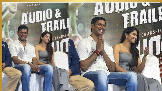 என்ன பேபி சொல்லிடலாமா? - திருமண தேதியை அறிவித்த சாய் தன்ஷிகா! - வெட்கத்தில் பூரித்த விஷால்! என்ன பேபி சொல்லிடலாமா? - திருமண தேதியை அறிவித்த சாய் தன்ஷிகா! - வெட்கத்தில் பூரித்த விஷால்!