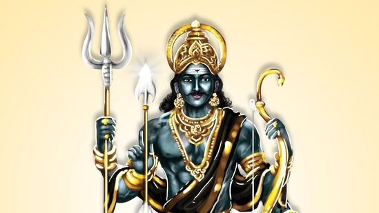 ஹனுமானால் தாக்கப்பட்டு காயமடைந்த சனி பகவானுக்கு வலி ஏற்பட்டது. இந்த வலியைக் குறைக்க, ஹனுமான் சனி பகவானுக்கு எள் எண்ணெயைப் பூசினார். ஹனுமானால் பூசப்பட்ட கடுகு எண்ணெயால் சனி பகவானின் வலி முற்றிலுமாக நீங்கியது. சனி பகவான், தன்னை உண்மையான மனதோடு கடுகு எண்ணெயை காணிக்கையாகச் செலுத்துபவர்களின் அனைத்து துன்பங்களும் நீங்கும் என்று கூறினார்