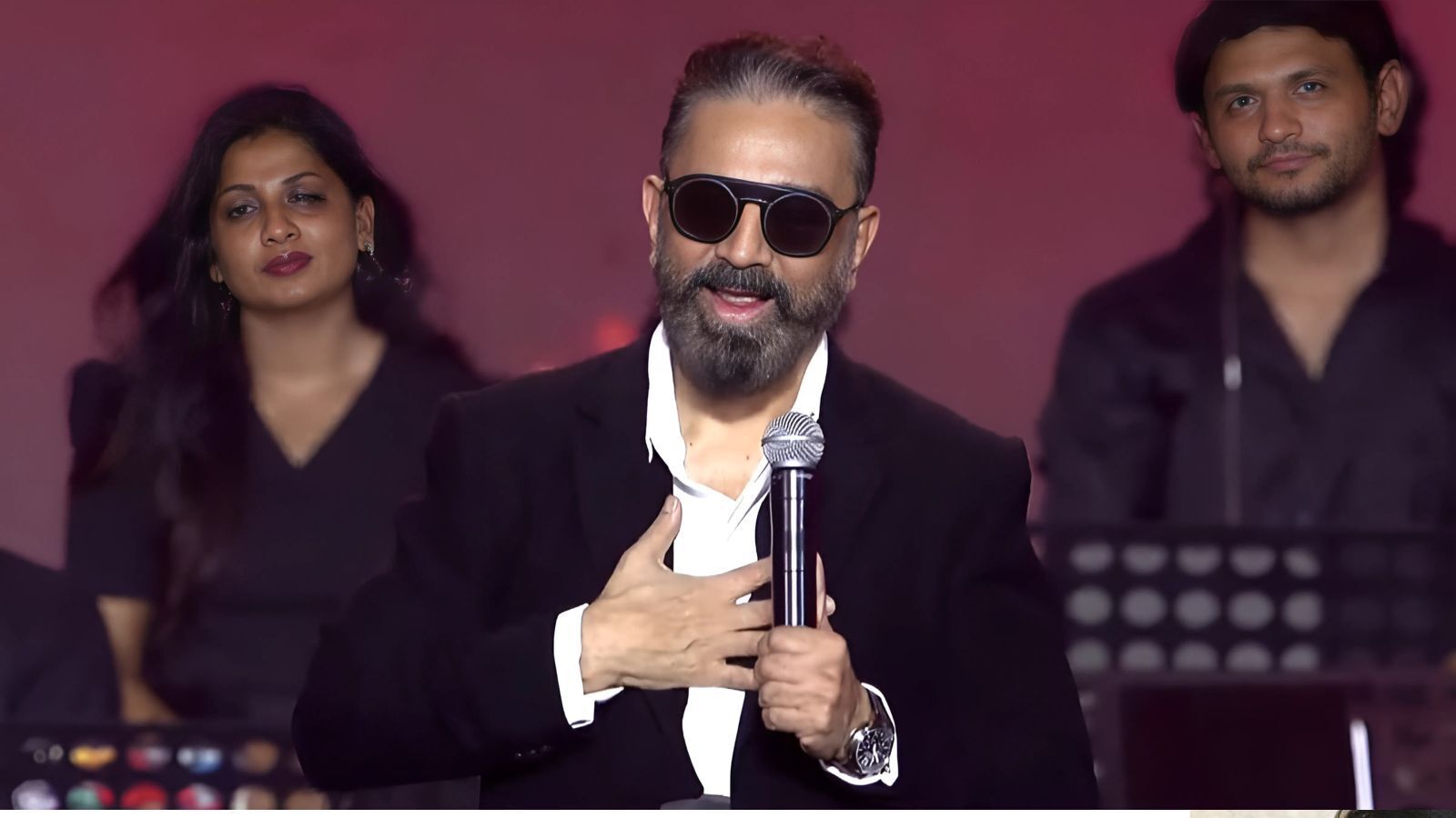 கன்னடம் பற்றிய கமல் பேச்சு; ‘உங்க படத்தை தடை பண்ணுவோம்.. கருப்பு மை எறிவோம்!’ - கொந்தளிக்கும் கன்னடர்கள்! - என்ன ஆச்சு?