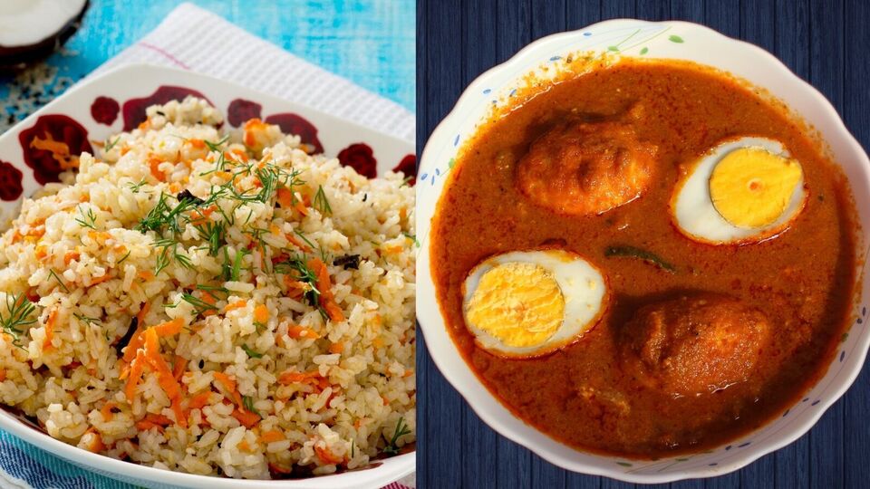 ஆந்திரா ஸ்பெஷல் லஞ்ச் காம்போ வேண்டுமா? இதோ சிம்பிள் புலாவ் மற்றும் முட்டை கிரேவி! இன்னைக்கே ட்ரை பண்ணுங்க!