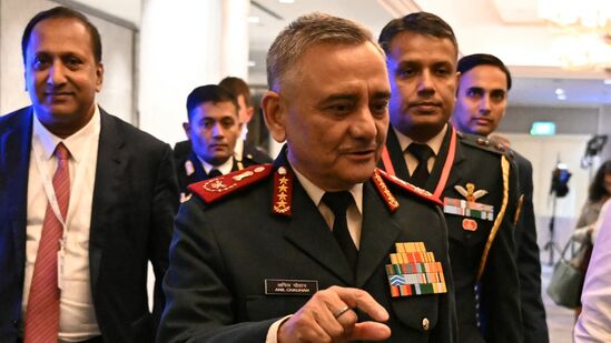 General Anil Chauhan (C), Chief of Defence Staff of Indian Armed Forces says , India lost fighter jets early in clash with Pakistan