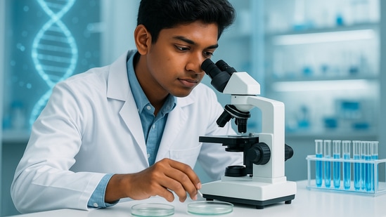 உயிரி தொழில்நுட்பம் - உயிரியல் தொழில்நுட்பத்துடன் இணைந்த வேகமாக வளர்ந்து வரும் துறை பயோடெக்னாலஜி. இதில் ஆராய்ச்சி, மருந்து நிறுவனங்கள், விவசாய தொழில்நுட்பம் மற்றும் மரபணு பொறியியல் போன்ற கிளைகள் அடங்கும். இந்தத் துறையில் பி.எஸ்சி. உயிரி தொழில்நுட்பம் அல்லது பி.டெக் பயோடெக்னாலஜி செய்வதன் மூலம், ஒருவர் நல்ல ஆராய்ச்சி திட்டங்கள் மற்றும் அரசு வேலைகளை நோக்கி நகர முடியும்.
