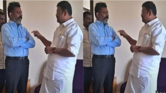 திருமாவளவனை திடீரென சந்தித்து  பேசிய வைகைச்செல்வன்.. அதிமுக கூட்டணியில் விசிக?.. நடந்தது என்ன?
