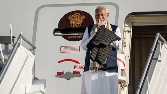 India’s Prime Minister Narendra Modi arrives in Calgary, Alberta, on Monday, June 16, 2025, to take part in the G7 Leaders’ Summit being held in Kananaskis.