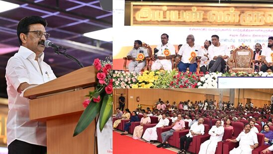 ”எல்லோரும் முன்னேறுவது சில வகுப்புவாத சக்திகளுக்கு பிடிக்கவில்லை” முதலமைச்சர் மு.க.ஸ்டாலின் ”எல்லோரும் முன்னேறுவது சில வகுப்புவாத சக்திகளுக்கு பிடிக்கவில்லை” முதலமைச்சர் மு.க.ஸ்டாலின்