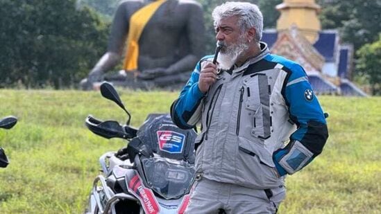 கார் ரேஸிங்குக்கு குட்டி பிரேக்.. பைக் சாகச பயணத்தை தொடங்கிய அஜித் குமார்.. ருமேணியா, பல்கேரியாவில் பைக் ரைட்