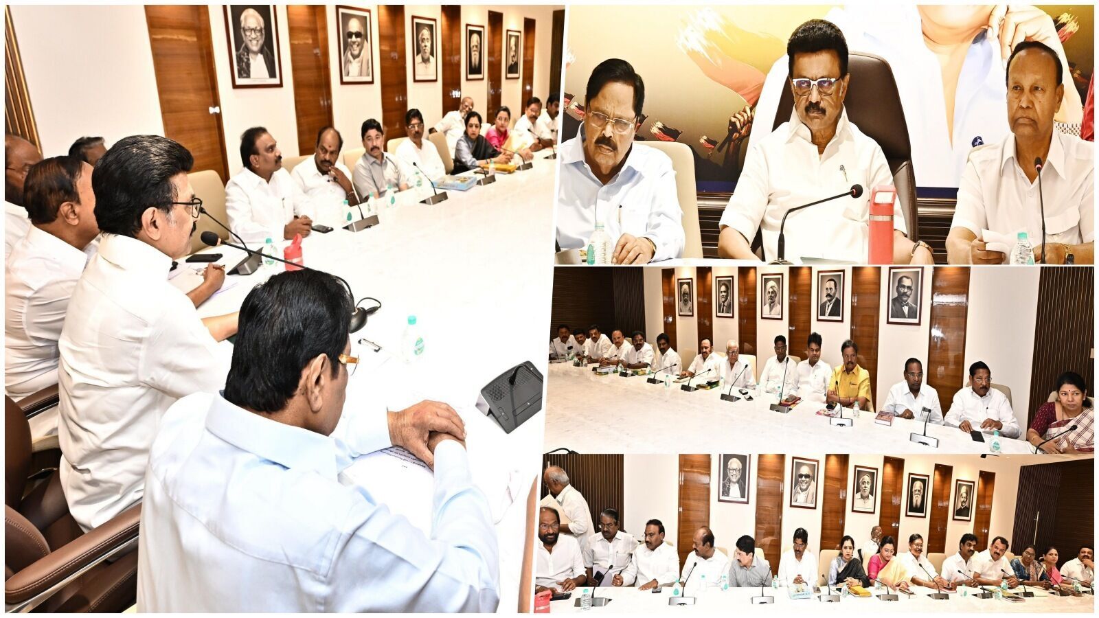 திமுகவின் மக்களவை - மாநிலங்களவை உறுப்பினர்கள் கூட்டம்.. பல தீர்மானங்கள் நிறைவேற்றம்! முழு விவரம்