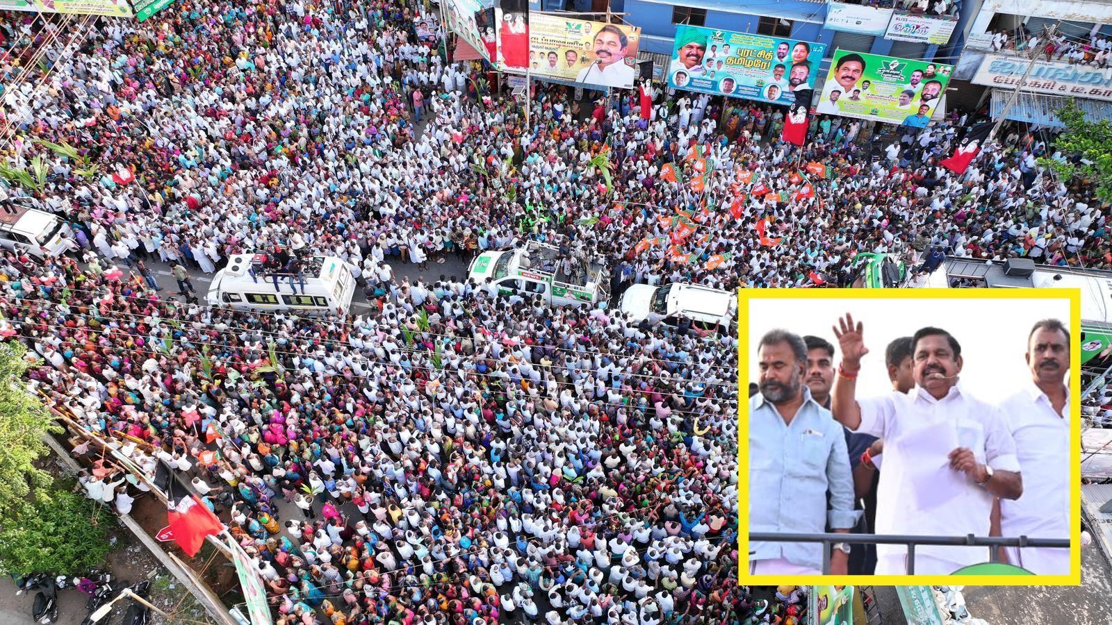 ‘திமுக ஆட்சியில் 4 முதல்வர்கள்.. மக்கள் எப்படி தாக்குப்பிடிப்பார்கள்?’ எடப்பாடி ஆவேசம்!