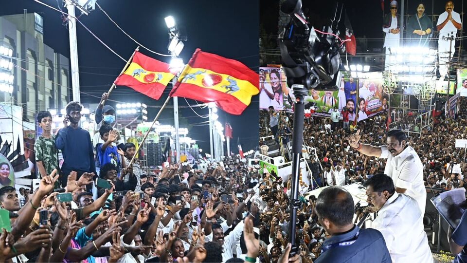 அதிமுக பிரசாரத்தில் பறந்த தவெக கொடி.. அரூர் பயணத்தில் எடப்பாடி பழனிசாமி பேச்சுக்கு உற்சாகம்!