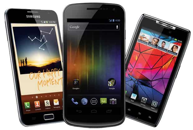 Big Fight – Galaxy Note v/s Razr XT910 v/s Galaxy Nexus Big Fight – Galaxy Note v/s Razr XT910 v/s Galaxy Nexus