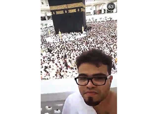 Images of Mecca live-streamed on Snapchat Images of Mecca live-streamed on Snapchat