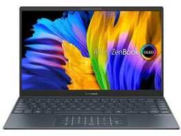 AsusZenBook13OLEDUX325EA-DS51Laptop(CoreI511thGen/8GB/256GBSSD/Windows10)_BatteryLife_6Hrs