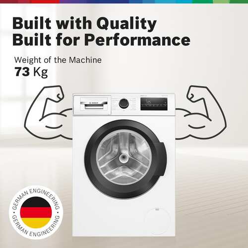 Bosch 8 kg Washing Machine Front Load Fully Automatic for Modern Indian Homes WAJ28260IN