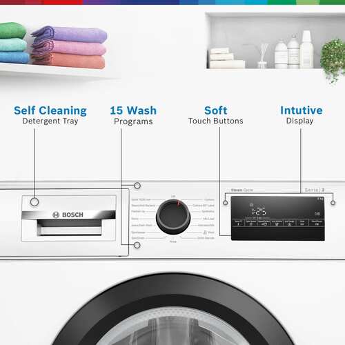 Bosch 8 kg Washing Machine Front Load Fully Automatic for Modern Indian Homes WAJ28260IN