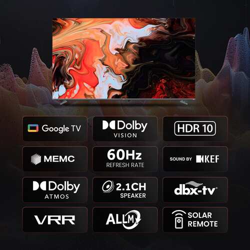 Haier M80F Series 55 inch 4K Mini LED Google TV H55M80FUX