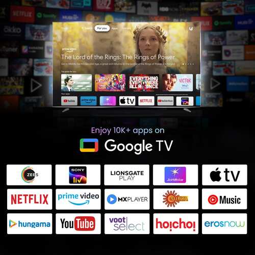 Haier M80F Series 55 inch 4K Mini LED Google TV H55M80FUX