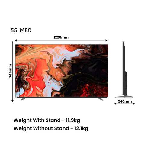 Haier M80F Series 55 inch 4K Mini LED Google TV H55M80FUX