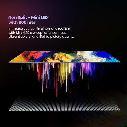 Haier M80F Series 55 inch 4K Mini LED Google TV H55M80FUX