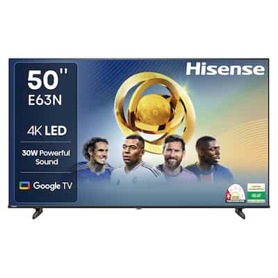 Hisense 126 cm i E63N Series 4K Ultra HD Smart Google LED TV 50E63N