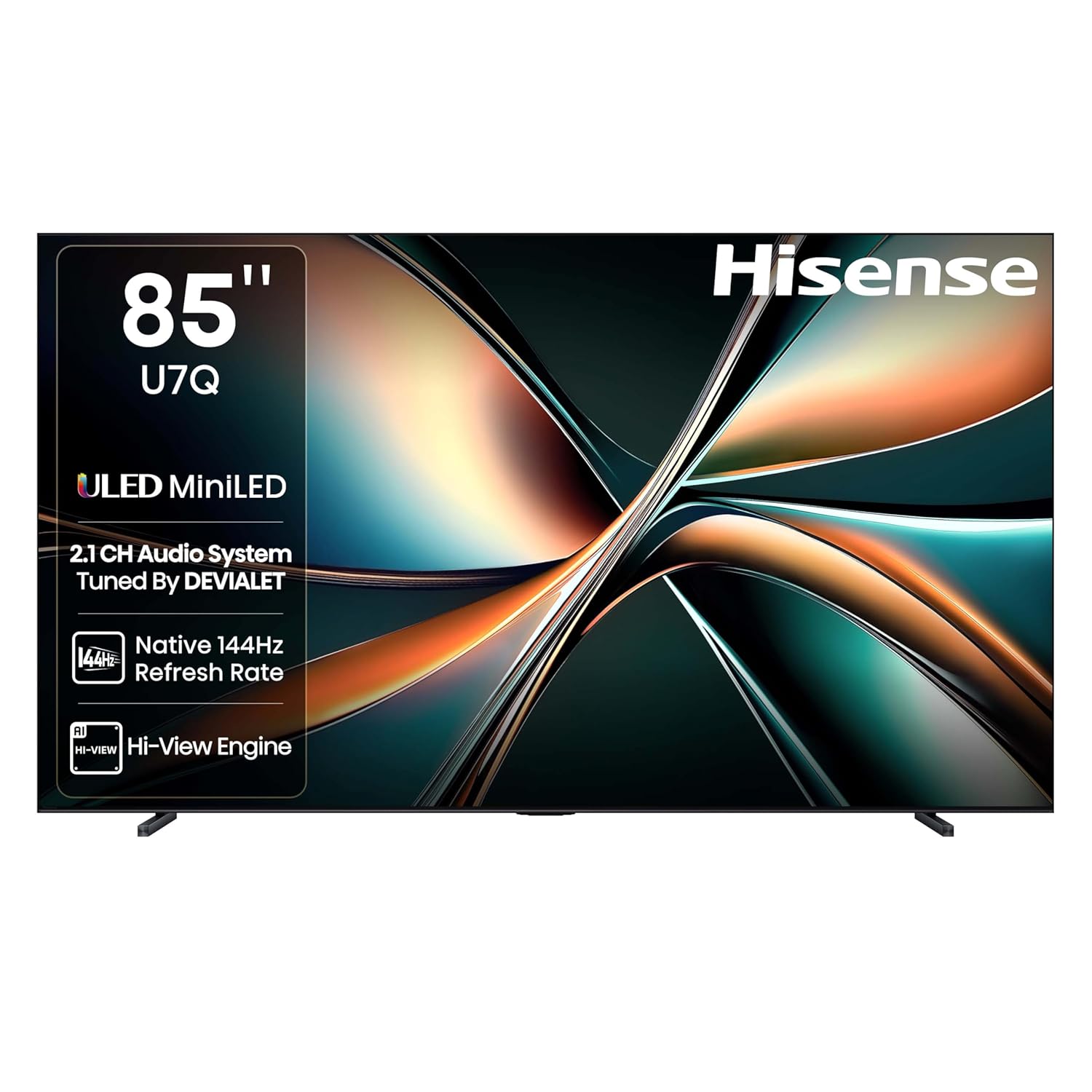 Hisense U7q Series 85 Inch 4k Mini Led Qled Tv 85u7q