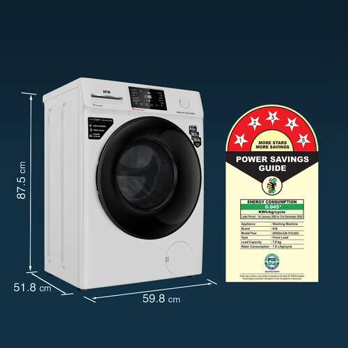 IFB 7 kg Washing Machine Fully Automatic Front Load with AI Technology SERENA GXN 7012