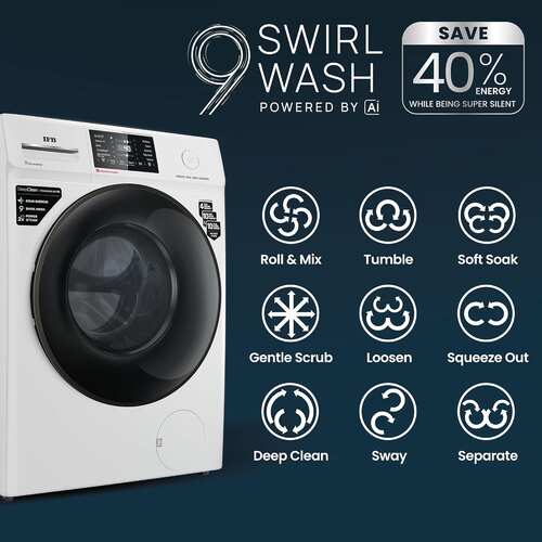 IFB 7 kg Washing Machine Fully Automatic Front Load with AI Technology SERENA GXN 7012