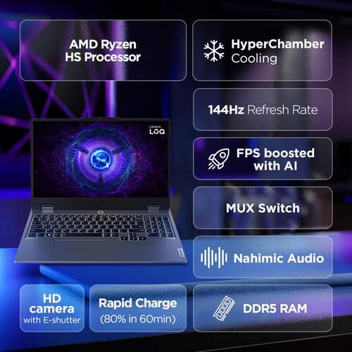 Lenovo LOQ 83JC00EEIN AMD Ryzen 5 7235HS