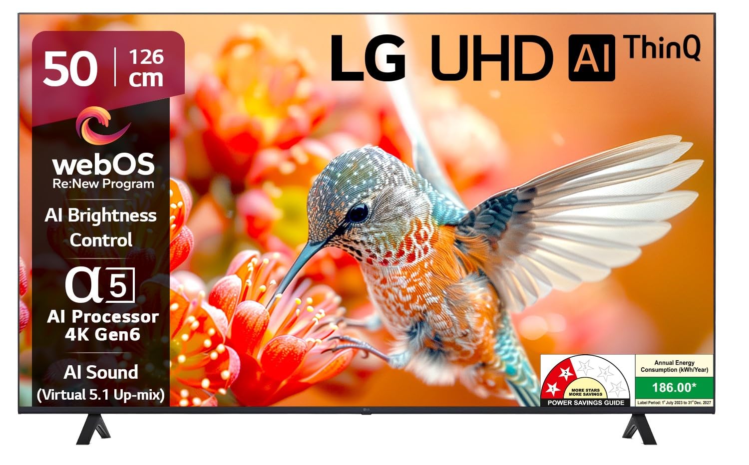 LG 50-inch 4K Ultra HD Smart LED TV 50UR7500PSC