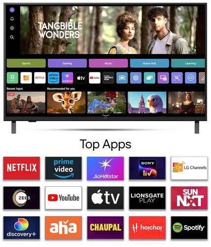 LG 50 inches UA82 Series 4K Ultra HD Smart webOS LED TV 50UA82006LA