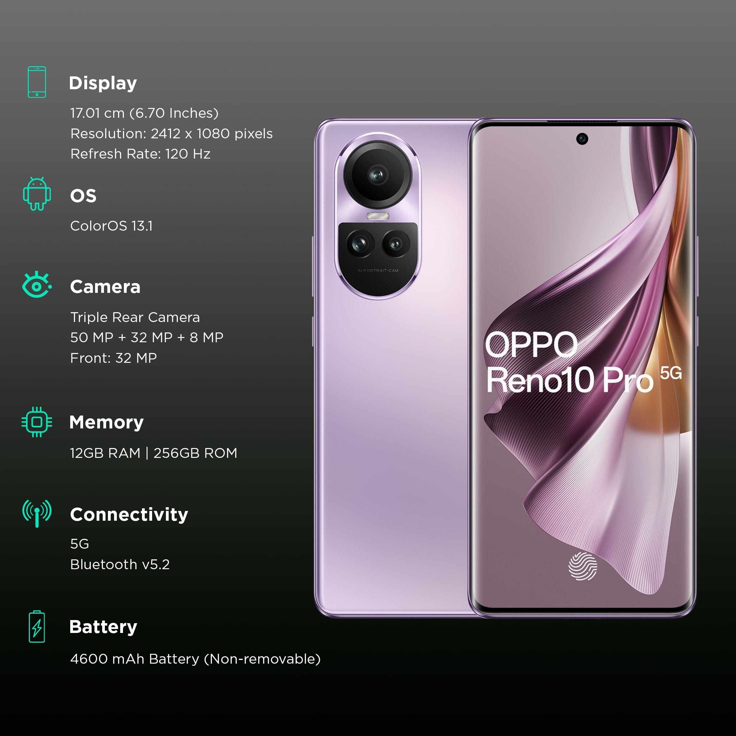 OPPO Reno10 Pro 5G - Price in India (September 2025), Full OPPO Reno10 Pro 5G - Price in India (September 2025), Full