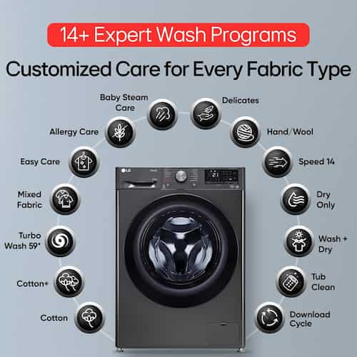 LG 9 kg Fully Automatic Front Load Washing Machine FHD0905SWM