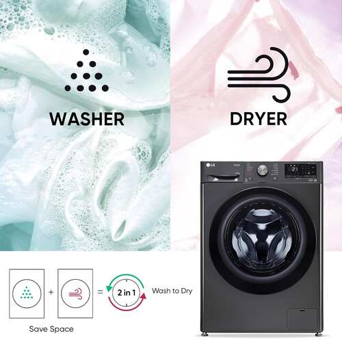 LG 9 kg Fully Automatic Front Load Washing Machine FHD0905SWM